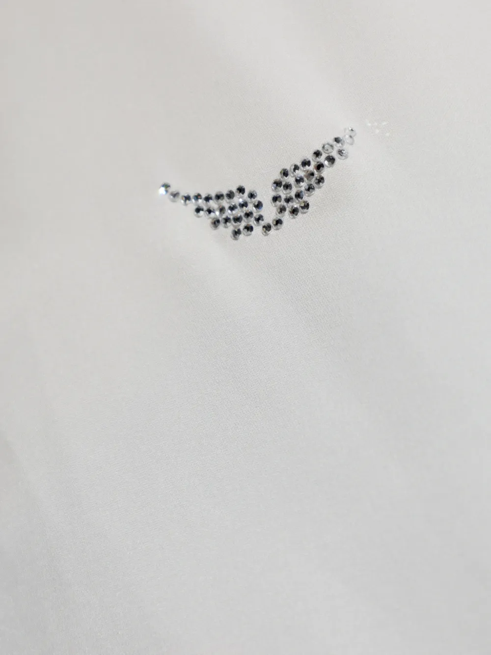 Zadig&Voltaire Tyrica blouse verfraaid met kristallen Wit