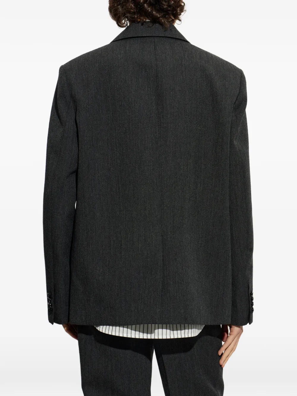 Balenciaga tailored jacket in dark grey Grijs