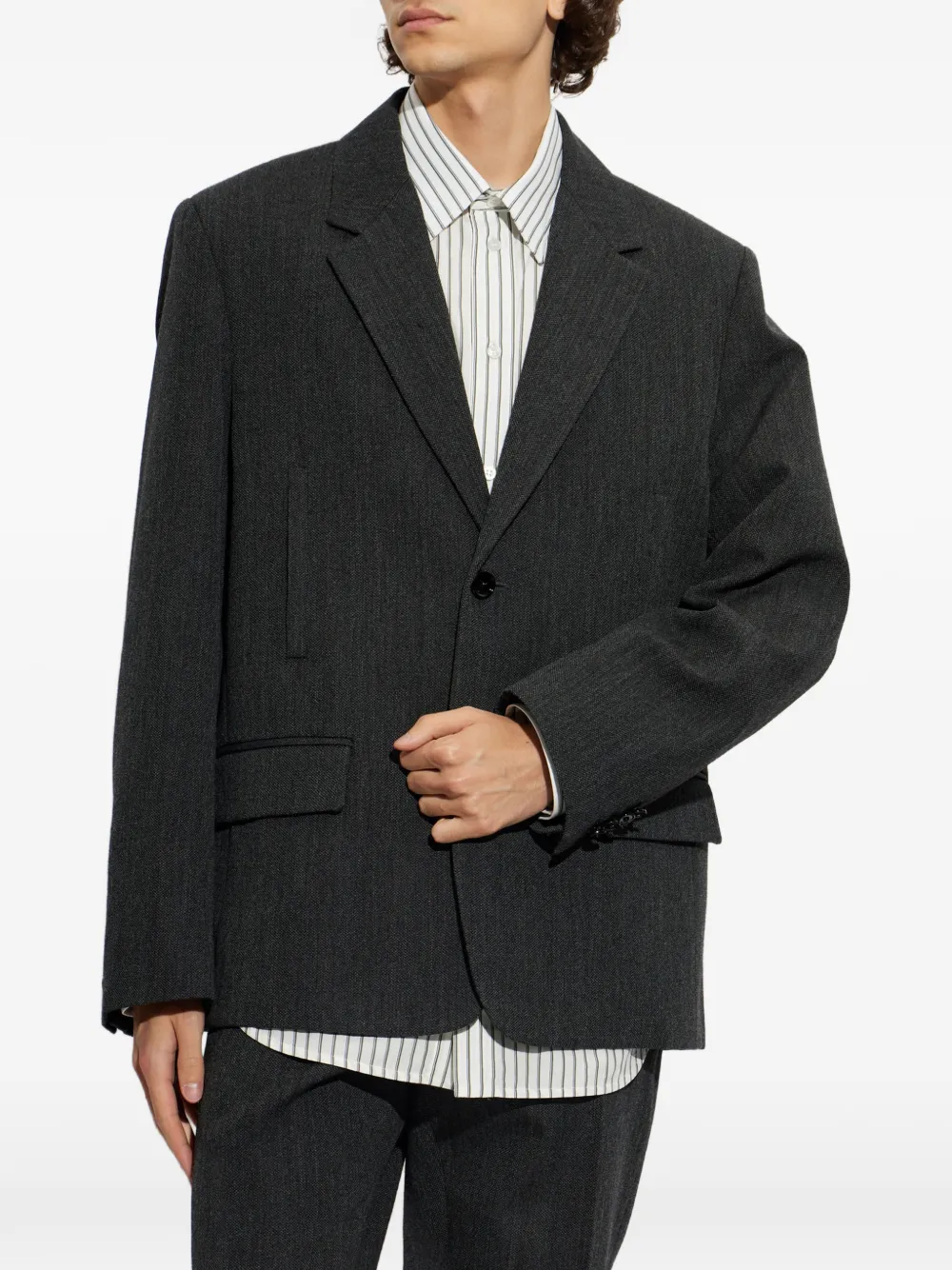 Balenciaga tailored jacket in dark grey Grijs