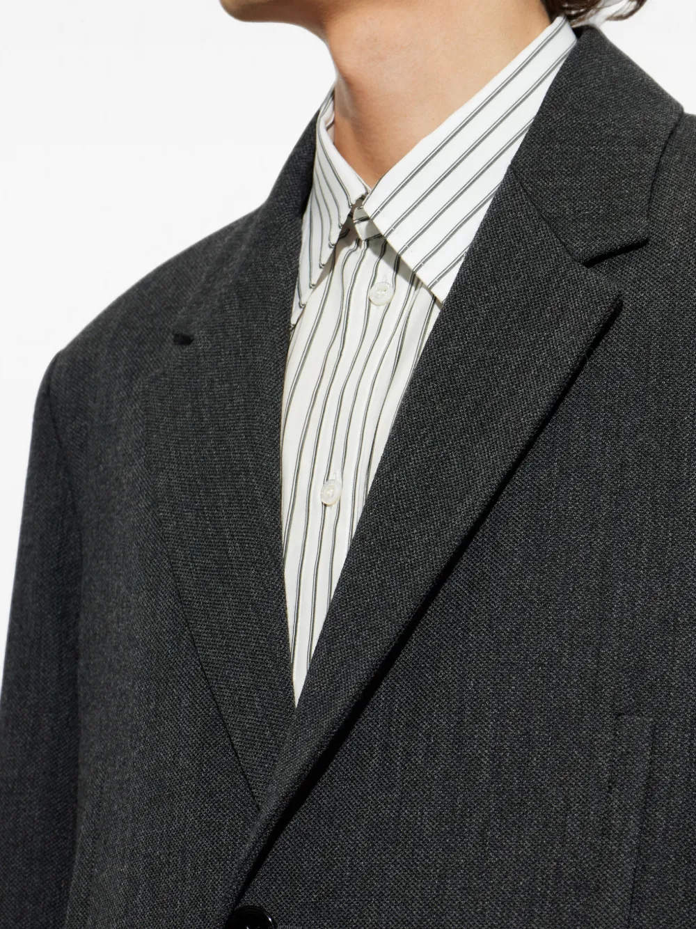 Balenciaga tailored jacket in dark grey Grijs