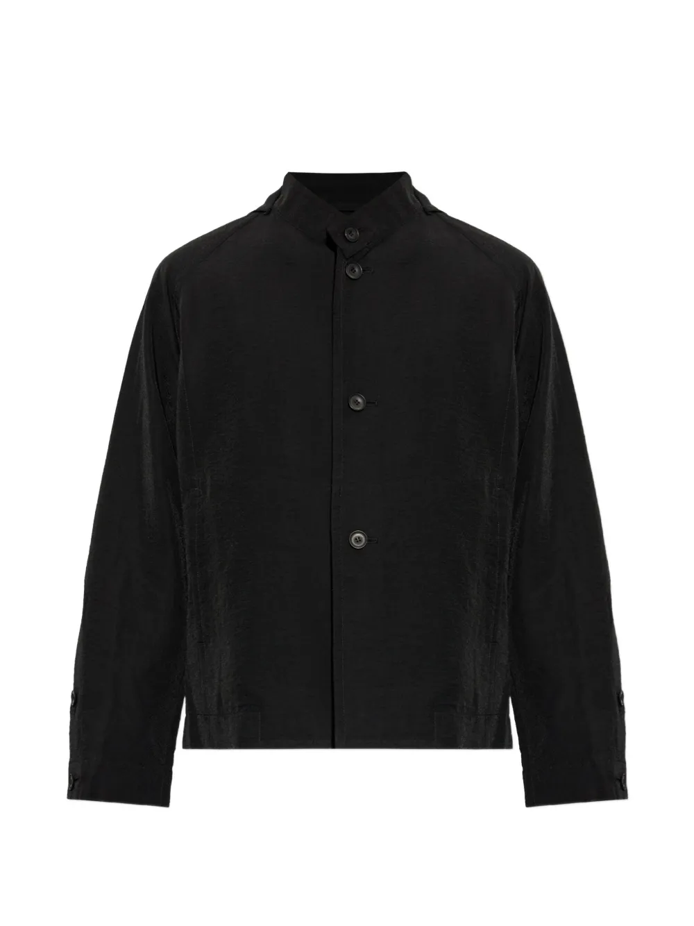 Homme Plissé Issey Miyake veste boutonnée Opacity à capuche - Noir Homme Plissé Issey Miyake veste boutonnée Opacity à capuche - Noir