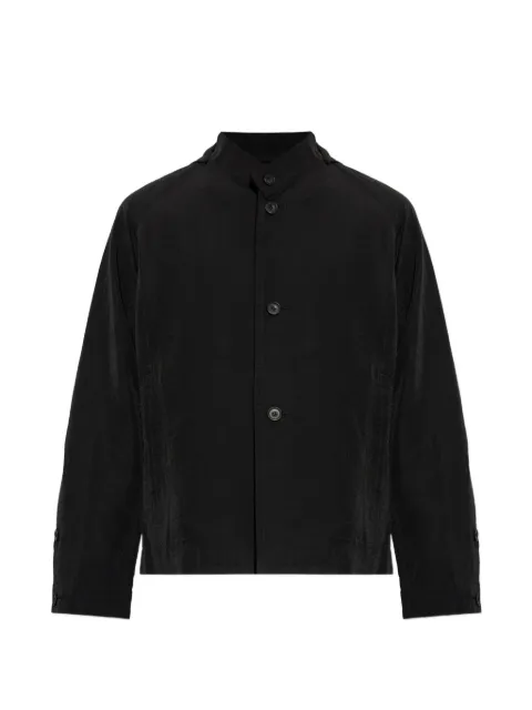 Homme Plissé Issey Miyake veste boutonnée Opacity à capuche