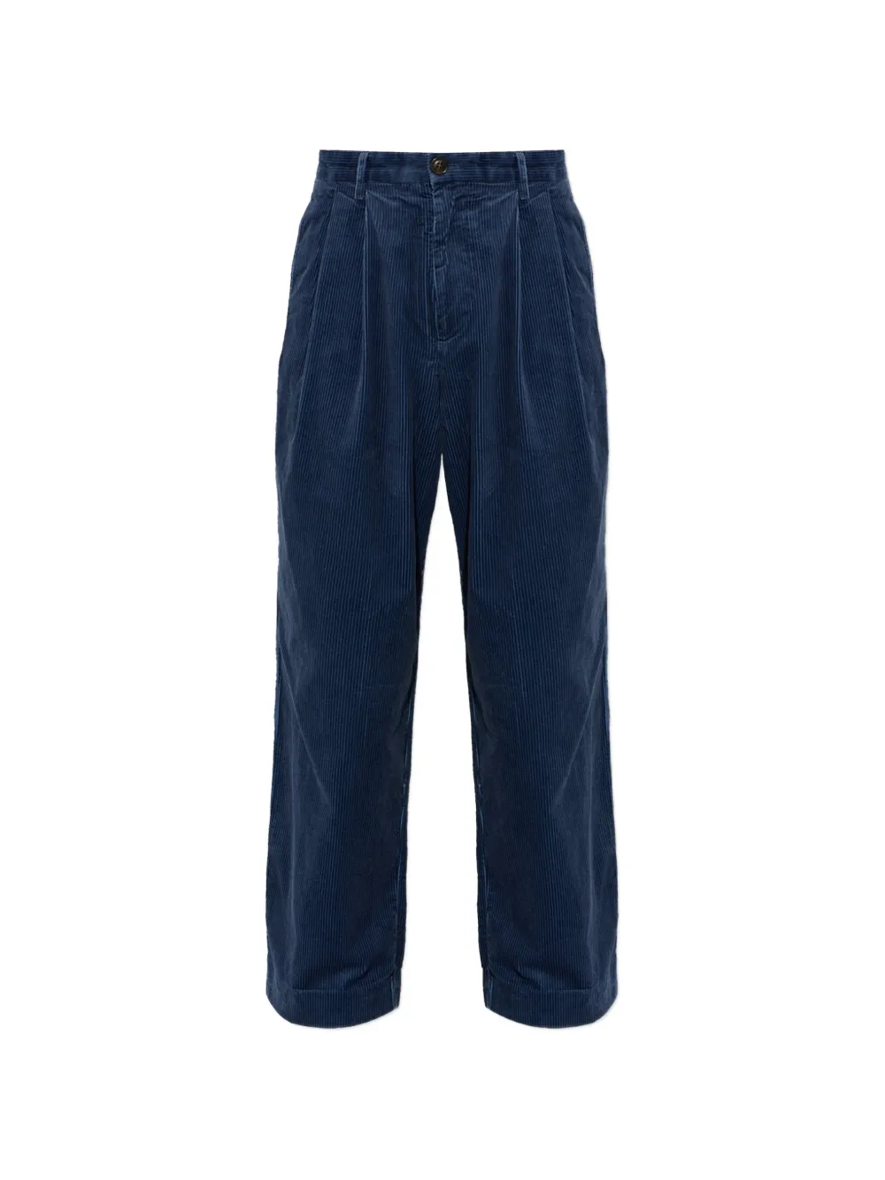 PS Paul Smith pleated corduroy trousers - Bleu PS Paul Smith pleated corduroy trousers - Bleu