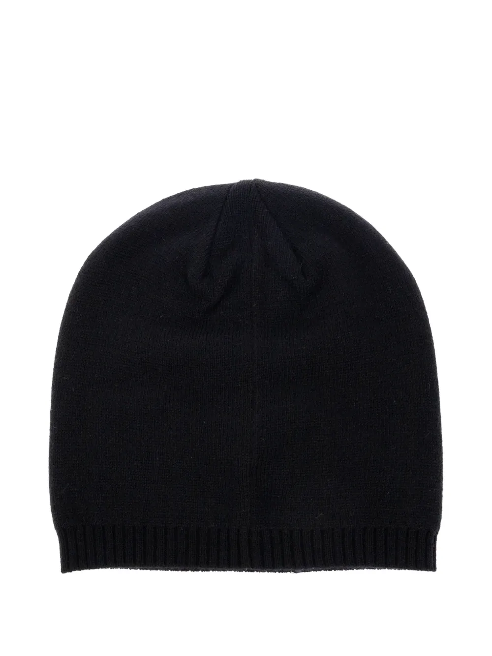 Ea7 Emporio Armani Muts en sjaal verfraaid met logo Zwart
