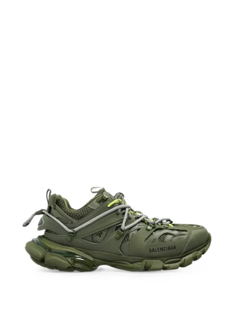 Balenciaga Track trail laces sneakers in khaki/neon yellow