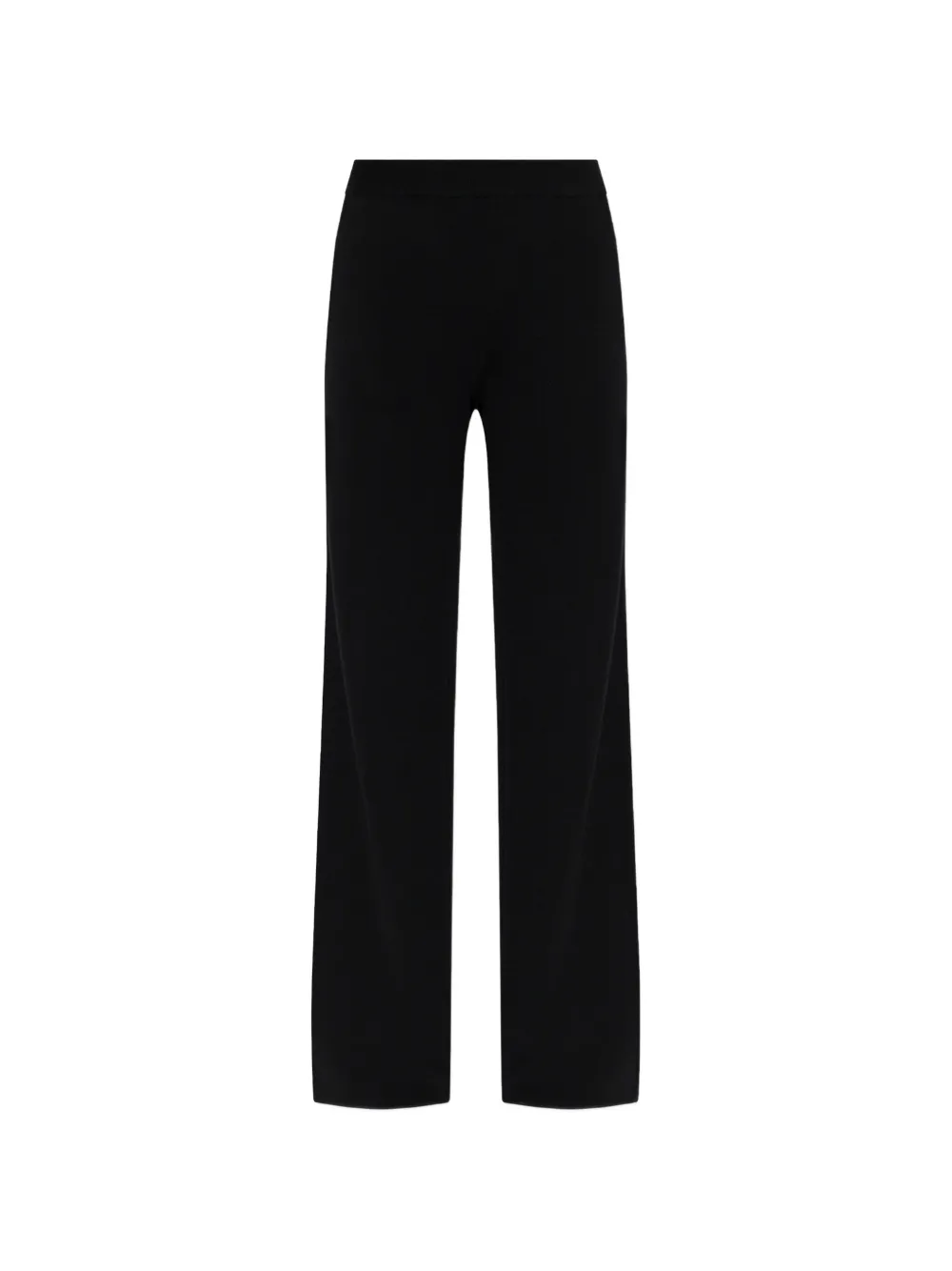 Blumarine wide-leg wool trousers Zwart