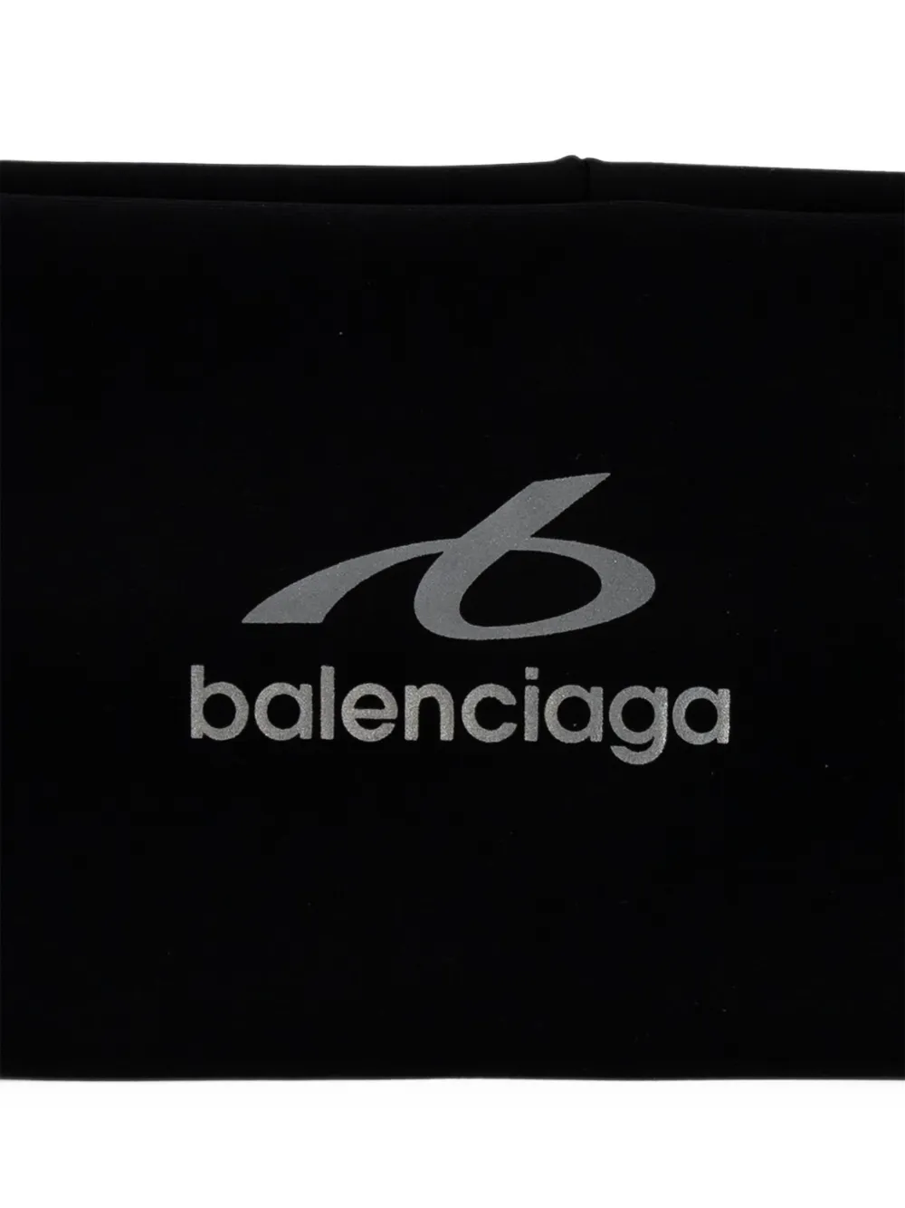 Balenciaga Hoofdband met logoprint Zwart