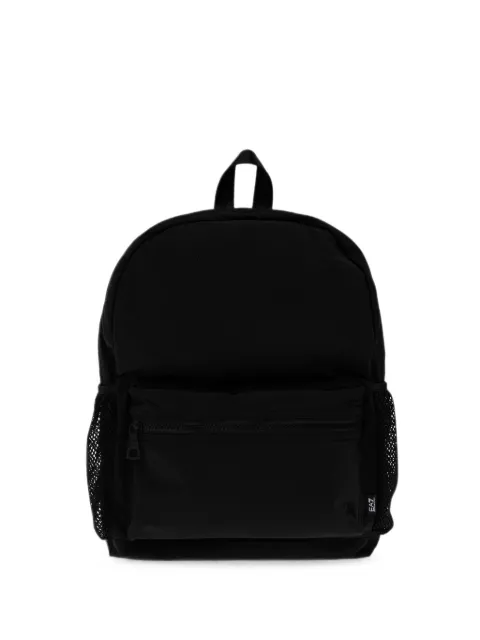 Ea7 Emporio Armani logo-tape zip-fastening backpack
