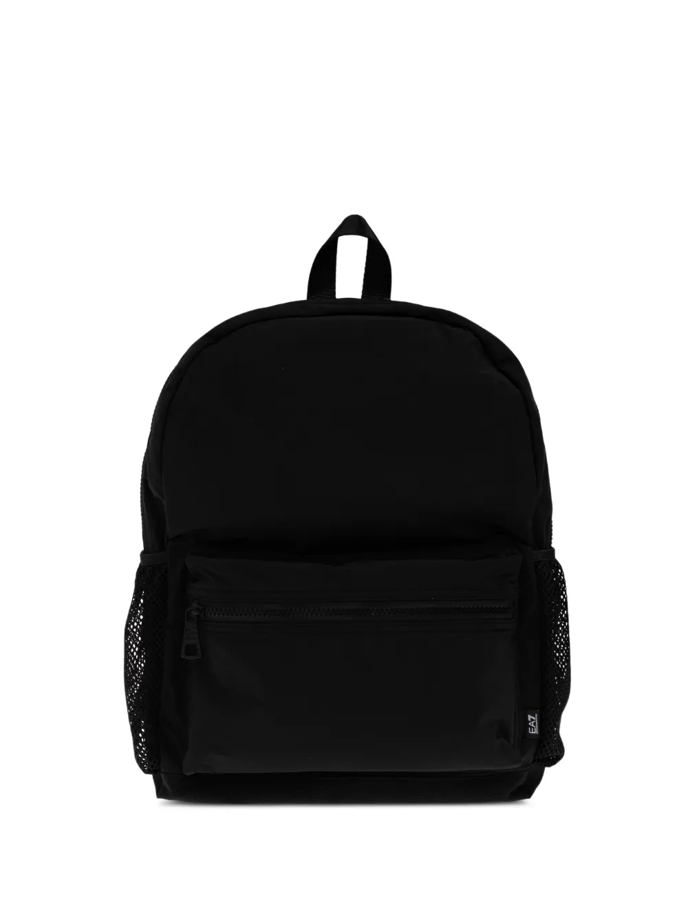 Ea7 Emporio Armani logo-tape zip-fastening backpack - Nero