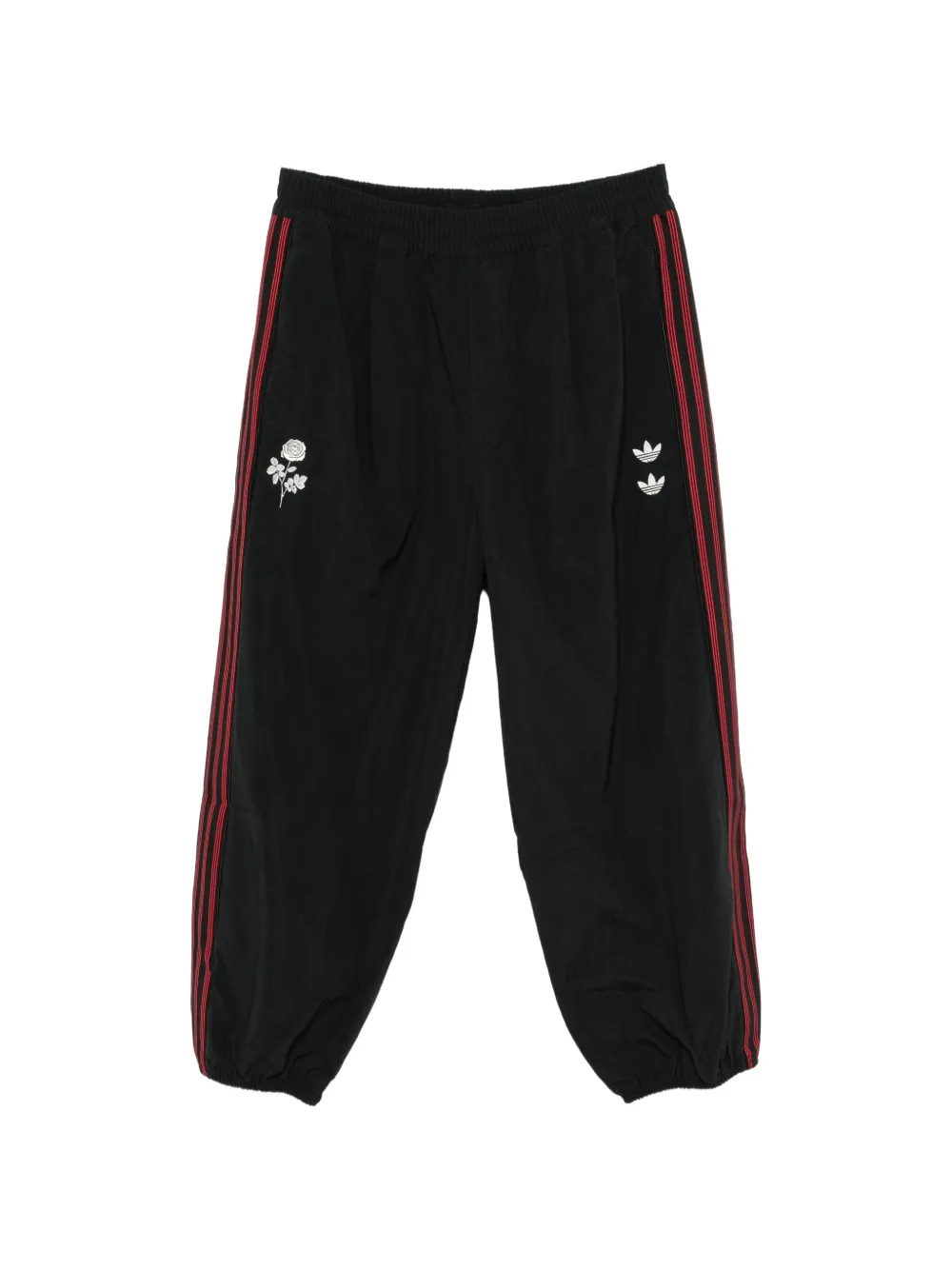 Willy Chavarria logo-embroidered side-stripe track pants - Nero