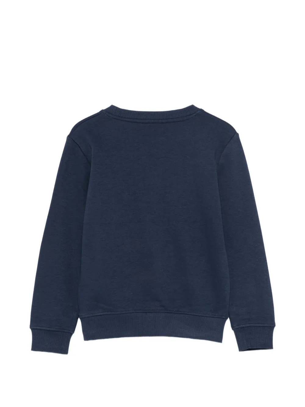 TRUSSARDI JUNIOR logo-embroidered sweatshirt Blauw