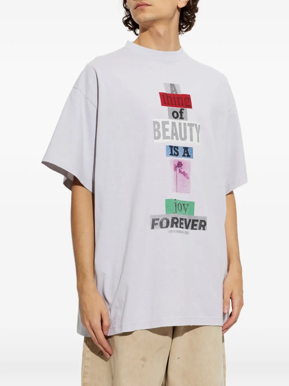 Balenciaga A Thing of Beauty oversized T-shirt Wit