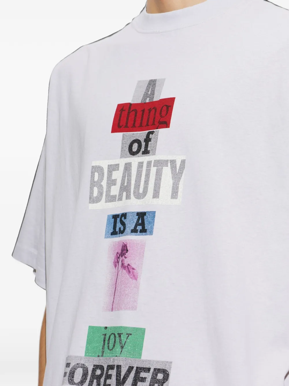 Balenciaga A Thing of Beauty oversized T-shirt Wit