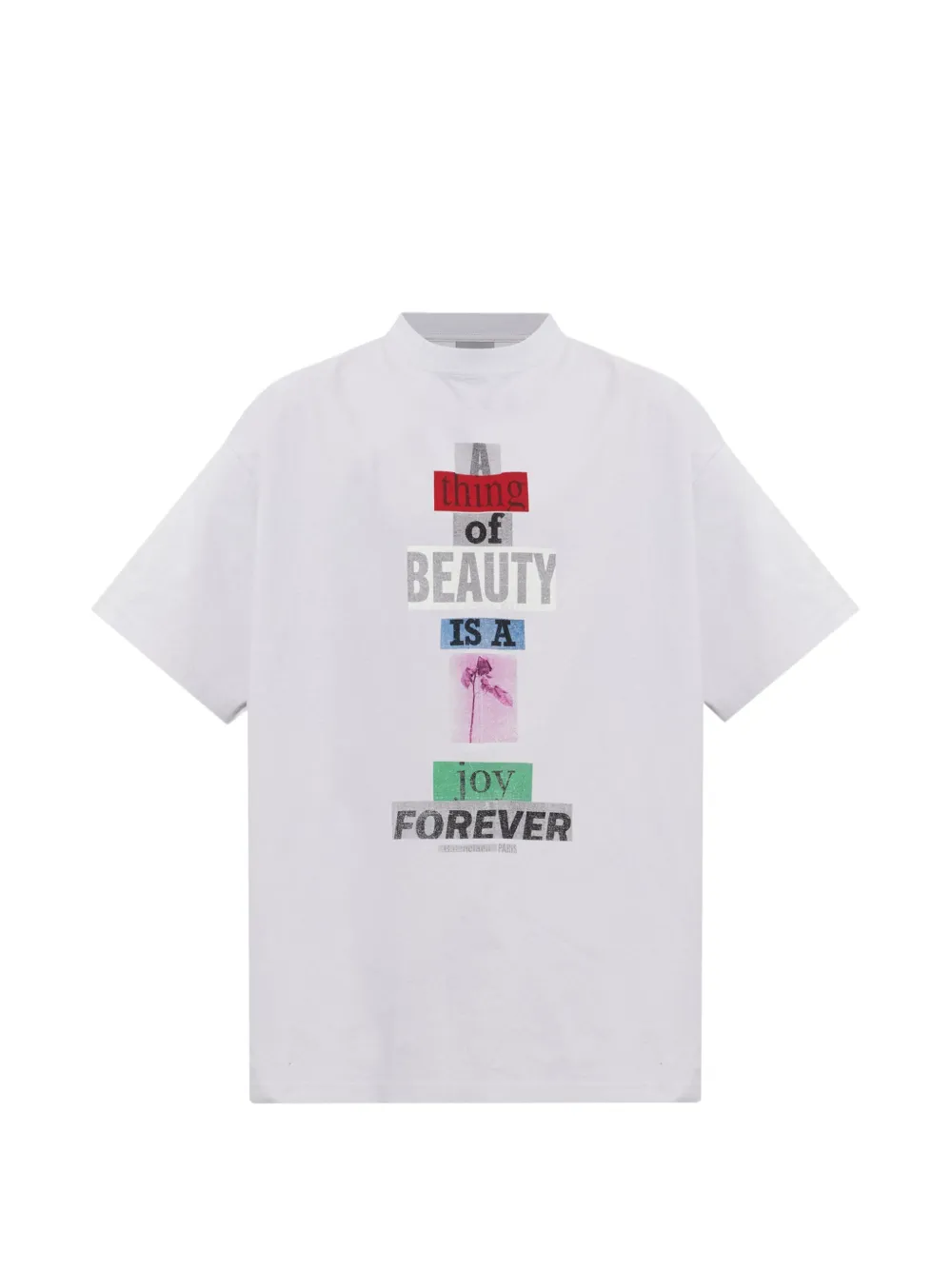 Balenciaga A Thing of Beauty oversized T-shirt - Bianco
