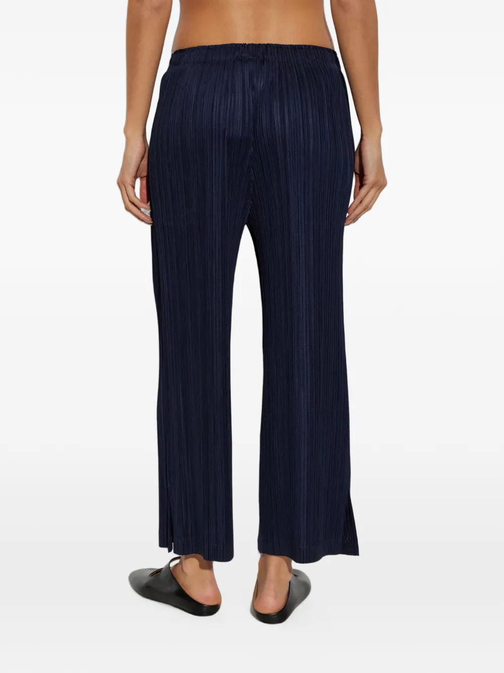 Pleats Please Issey Miyake Thicker broek met plissé-effect Blauw
