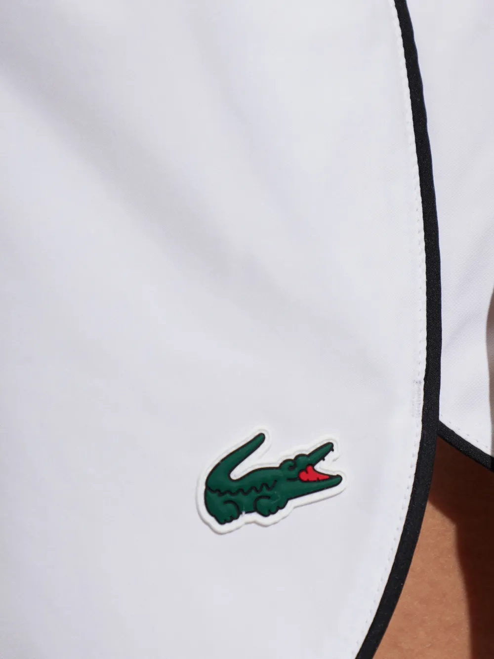 Lacoste Waterdichte sportshorts Wit