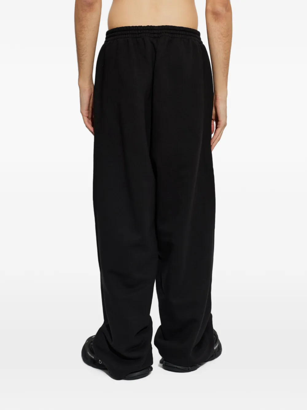 Balenciaga logo-print track pants Zwart