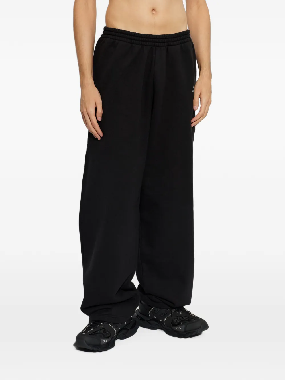 Balenciaga logo-print track pants Zwart