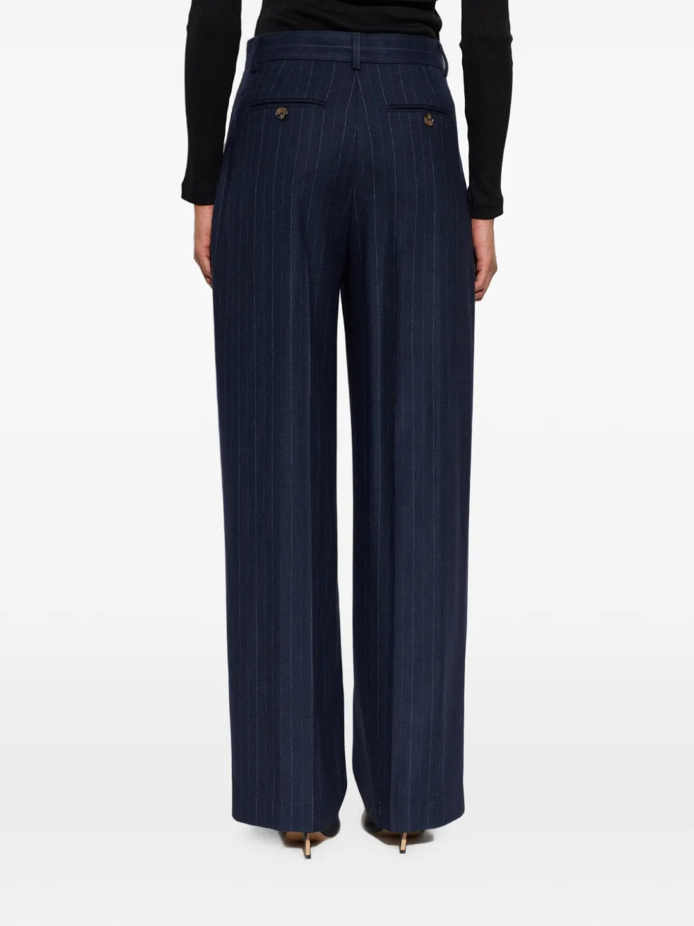 Paul Smith Plooibroek met krijtstreep Blauw