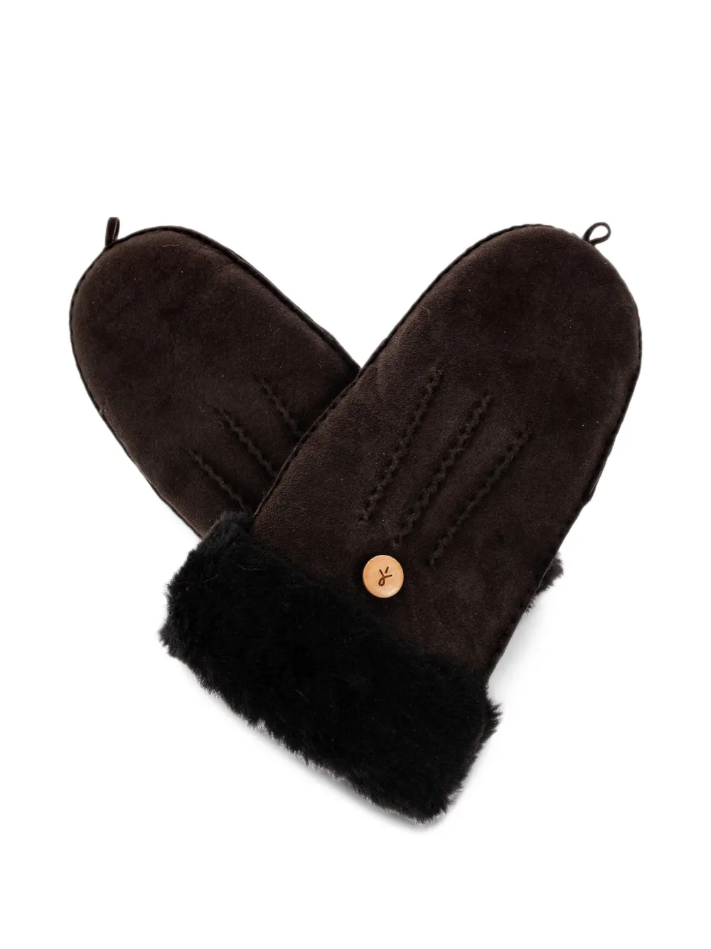 EMU AUSTRALIA Montana Mitten sheepskin mittens - Marrone