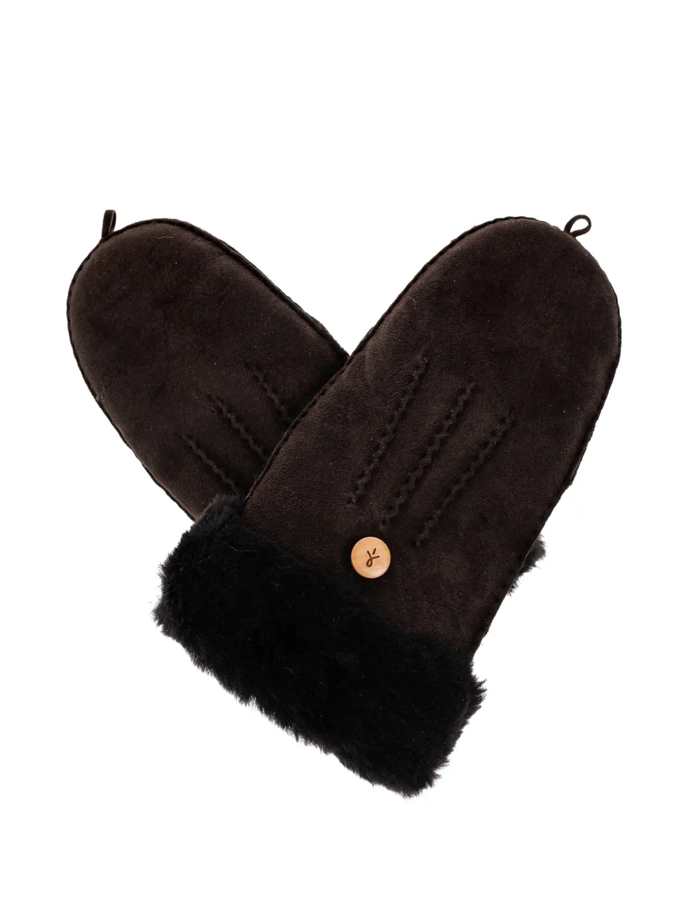 EMU AUSTRALIA Montana Mitten sheepskin mittens - Marrone
