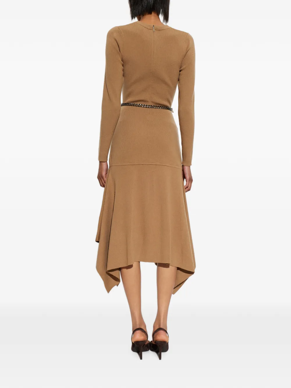 Michael Kors Stretch wollen jurk Bruin