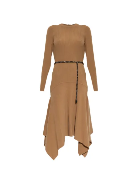Michael Michael Kors vestido de lana stretch con pañuelo