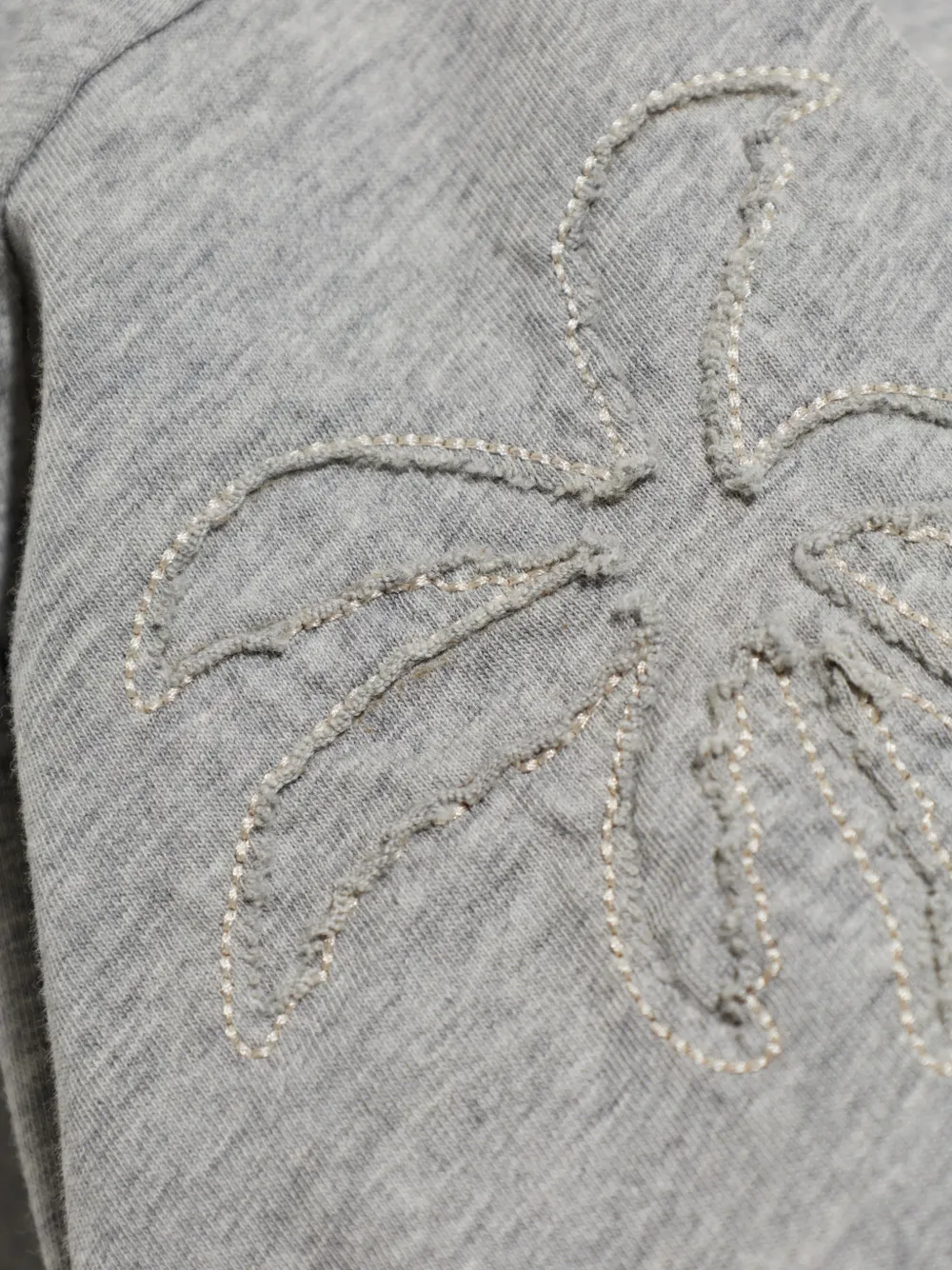 Palm Angels T-shirt met geborduurd logo Grijs