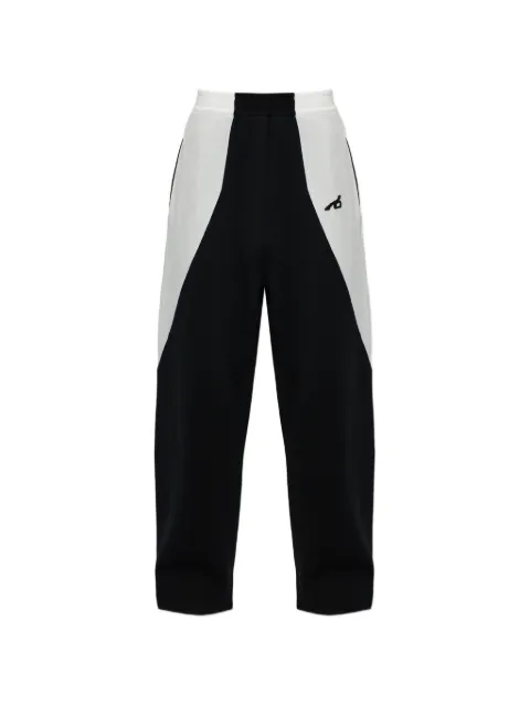 Balenciaga colour-block logo-embroidered track pants