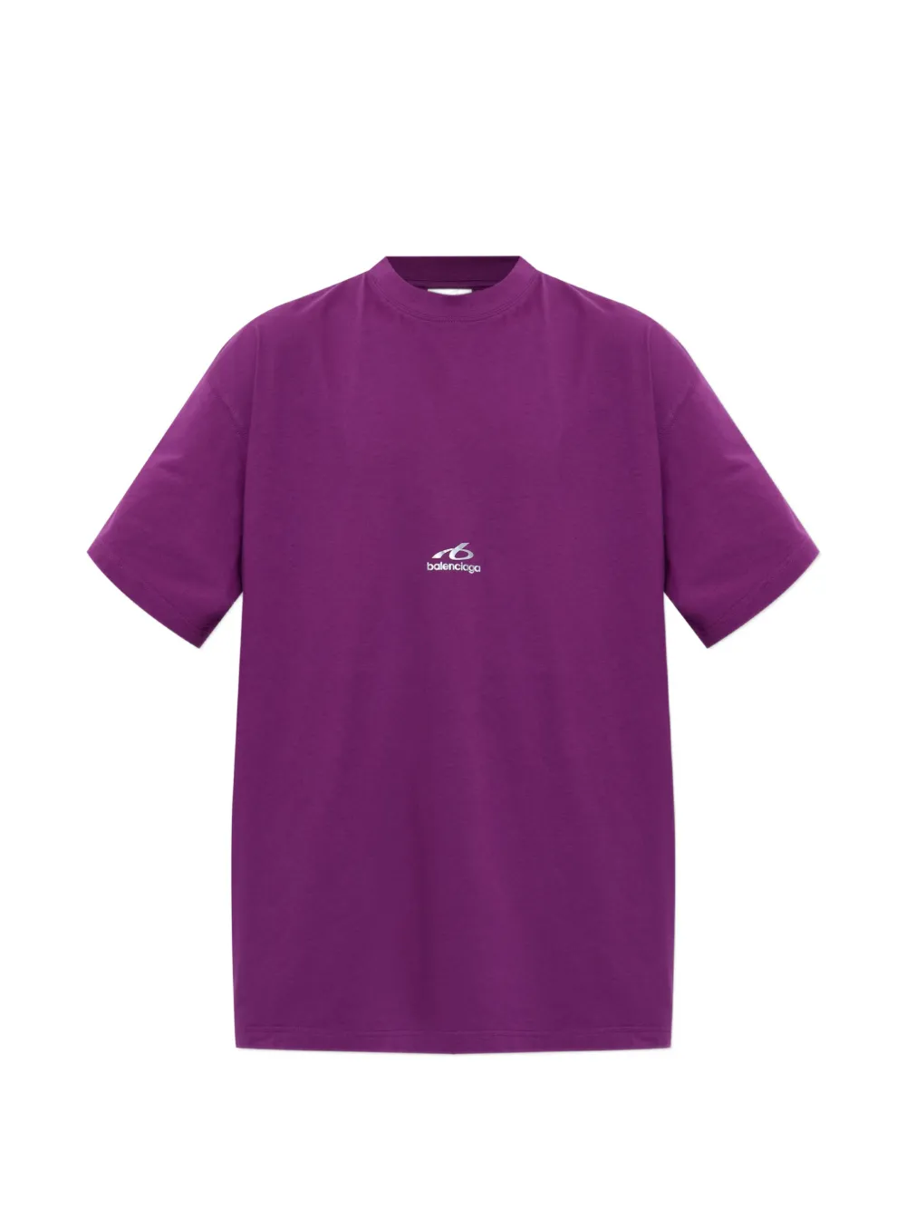 Balenciaga logo-print T-shirt - Violet
