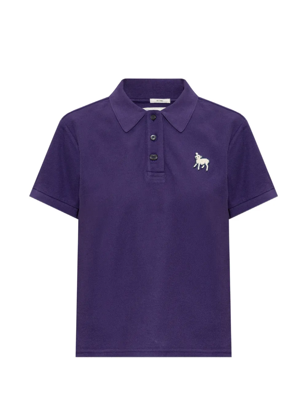MOTHER logo-patch polo shirt - Viola
