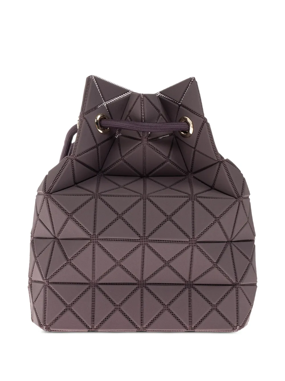 Bao Issey Miyake small Wring Clay geometric-pattern shoulder bag Bruin