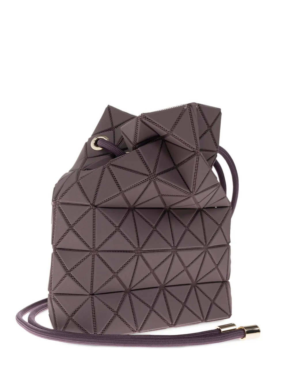 Bao Issey Miyake small Wring Clay geometric-pattern shoulder bag Bruin