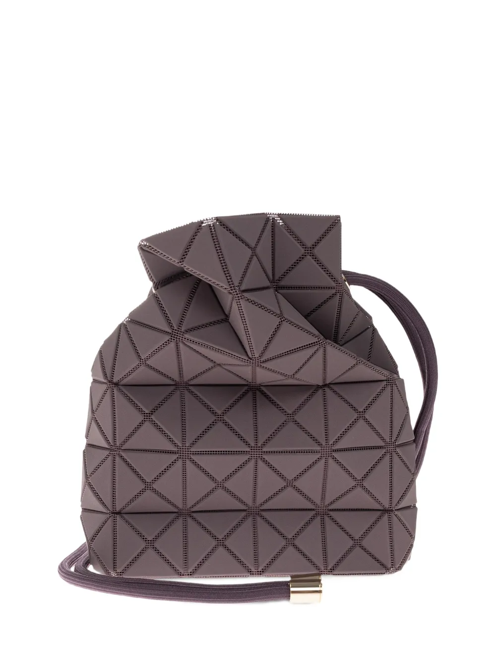 Bao Bao Issey Miyake small Wring Clay geometric-pattern shoulder bag - Marrone