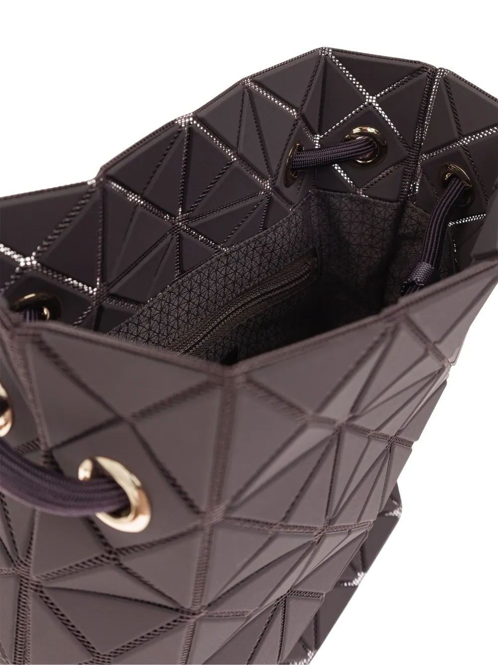 Bao Issey Miyake small Wring Clay geometric-pattern shoulder bag Bruin