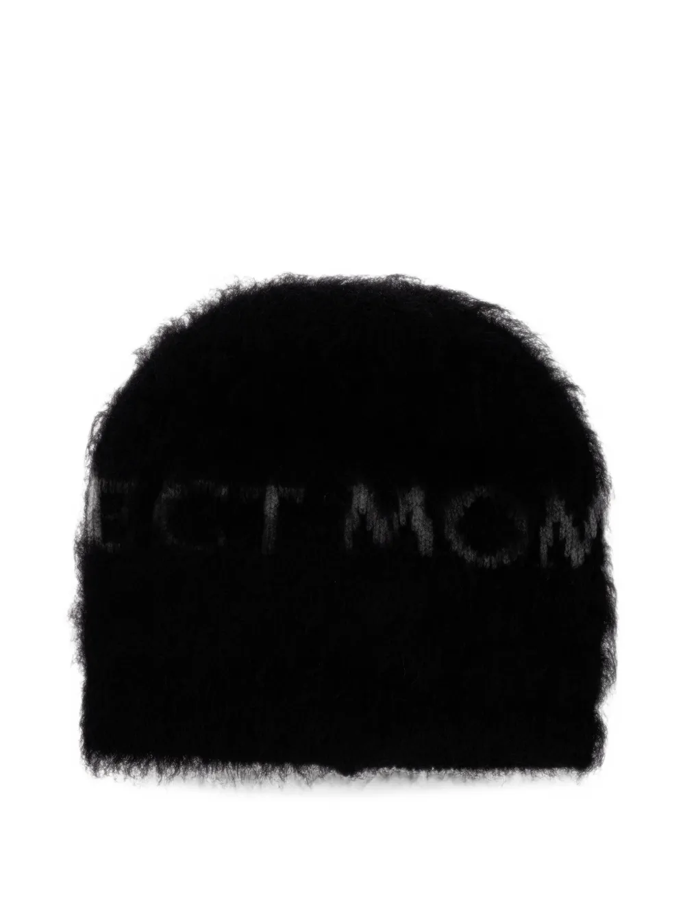 Perfect Moment Muts van mohairblend met logo Zwart