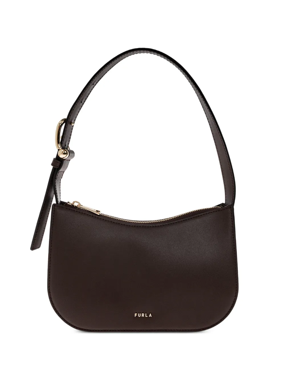 Furla Sara leather shoulder bag - Marrone