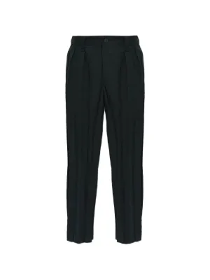 HOMME PLISSÉ ISSEY MIYAKE テーパードパンツ 黒 Homme Plissé Issey Miyake（オム プリッセ イッセイ ミヤケ）メンズ
