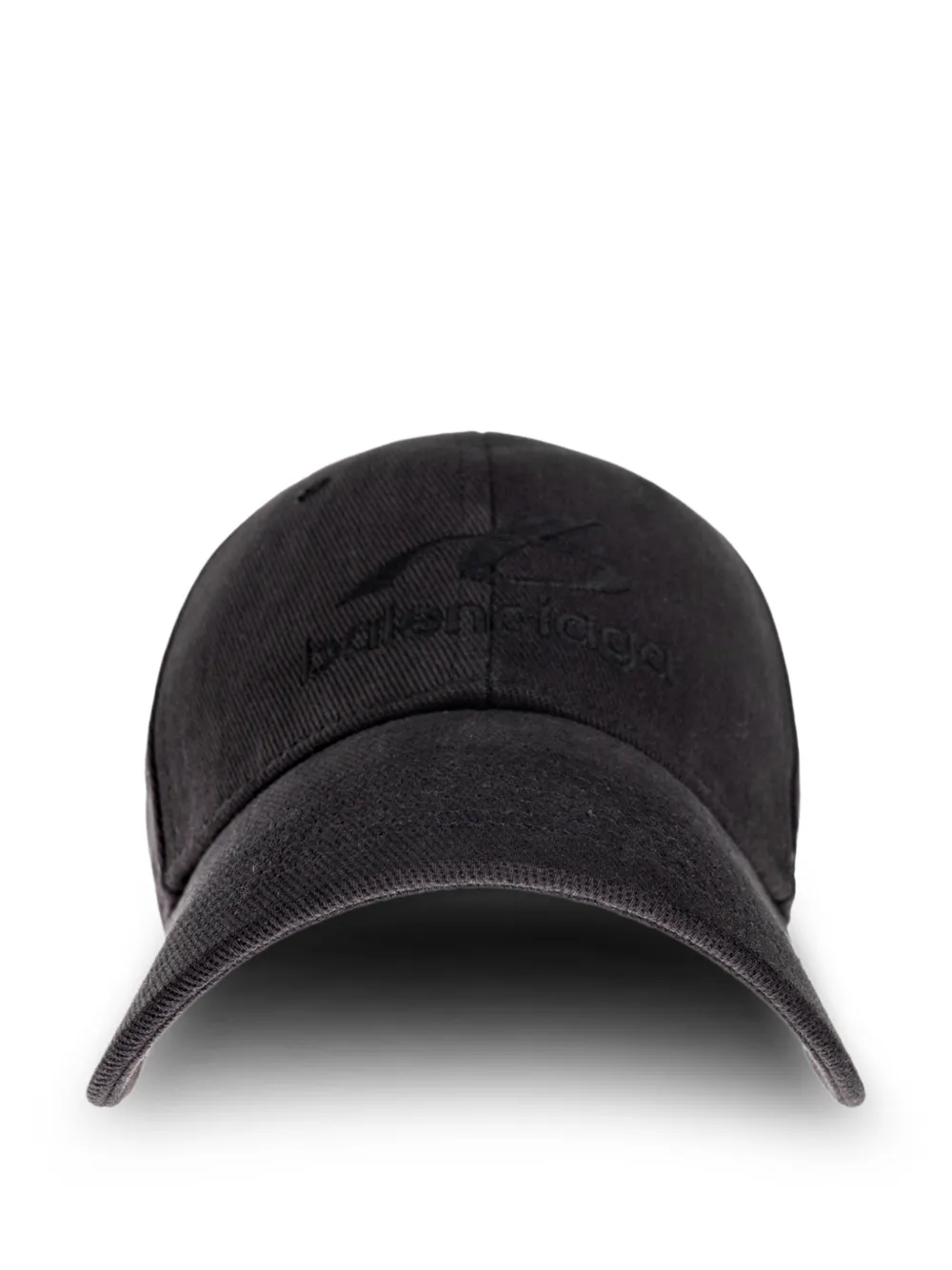Balenciaga bodies cap in washed black - Noir Balenciaga bodies cap in washed black - Noir