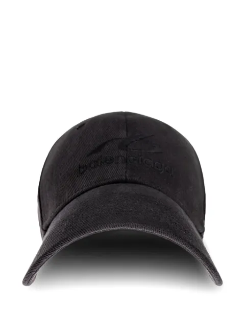 Balenciaga gorra Bodies en negro lavado
