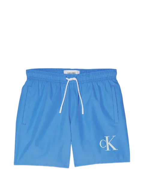 Calvin Klein Kids logo-print swim shorts