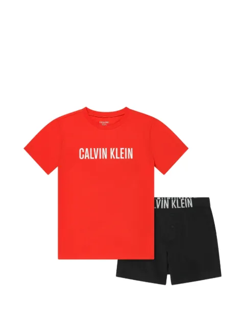 Calvin Klein Kids logo-print T-shirt and shorts set (set of two)