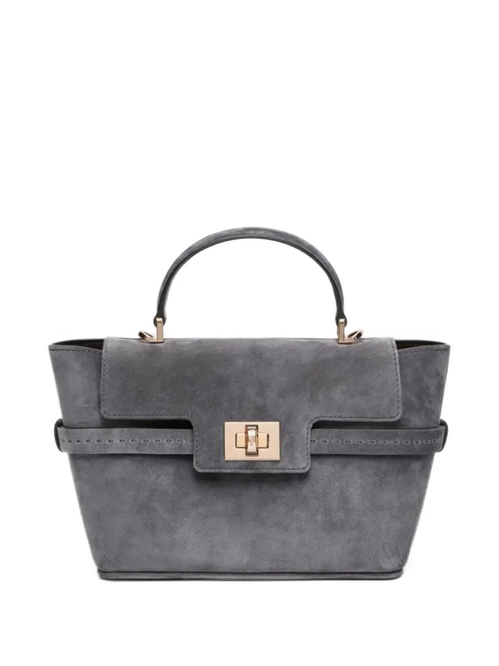 Max Mara extra-small Margaux suede tote bag Grijs