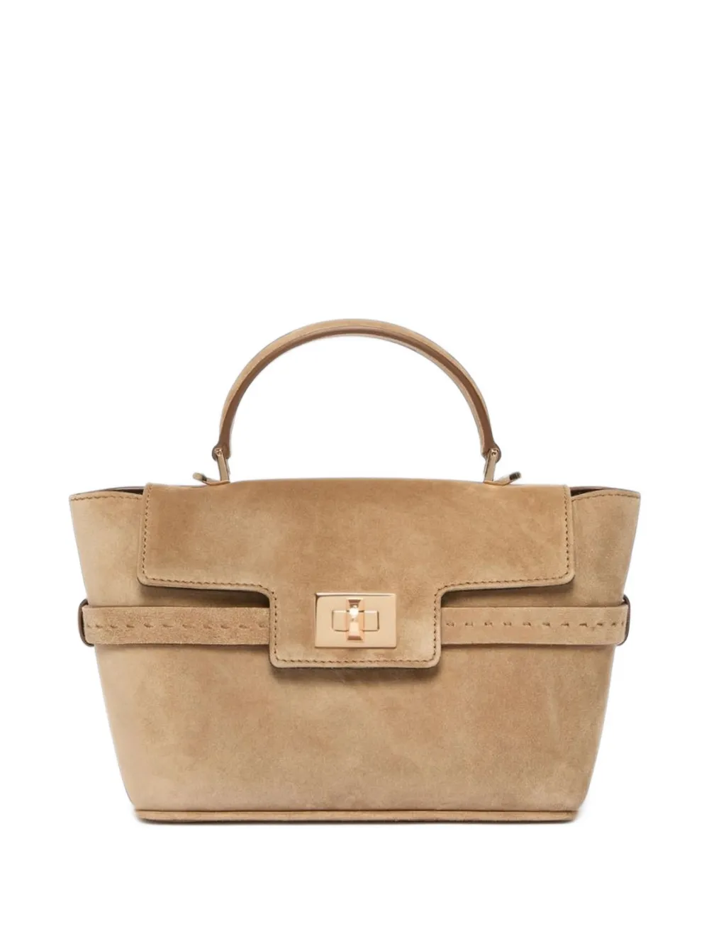 Max Mara extra-small Margaux suede tote bag Beige