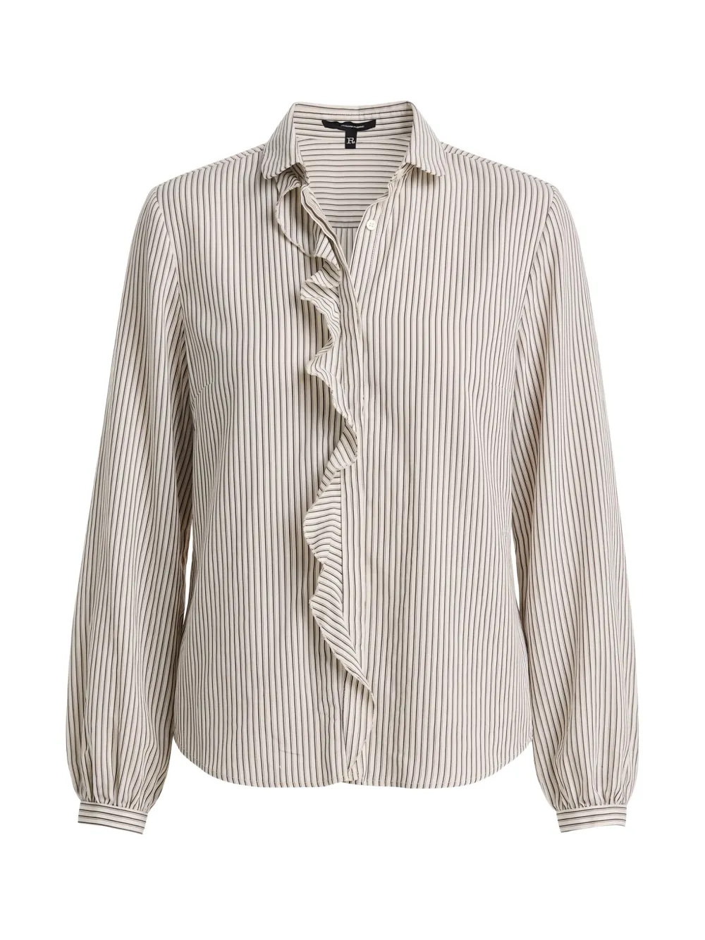 R13 blouse met ruches Wit