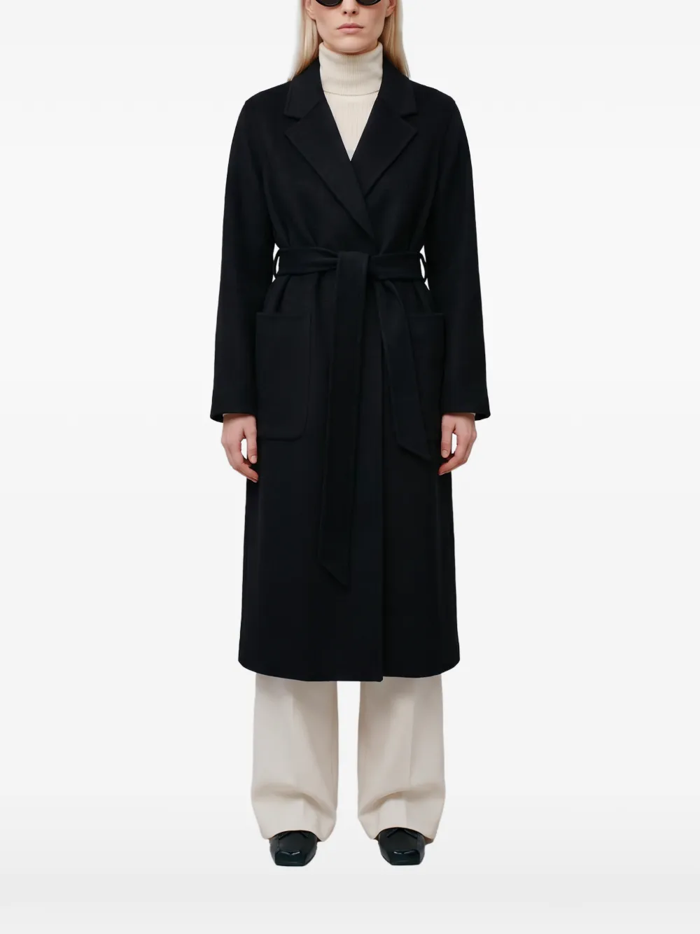 IVY OAK Iocelia belted coat - Nero