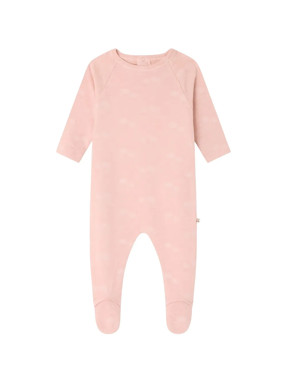 Bonpoint floral-print footed pajama - Rose Bonpoint floral-print footed pajama - Rose