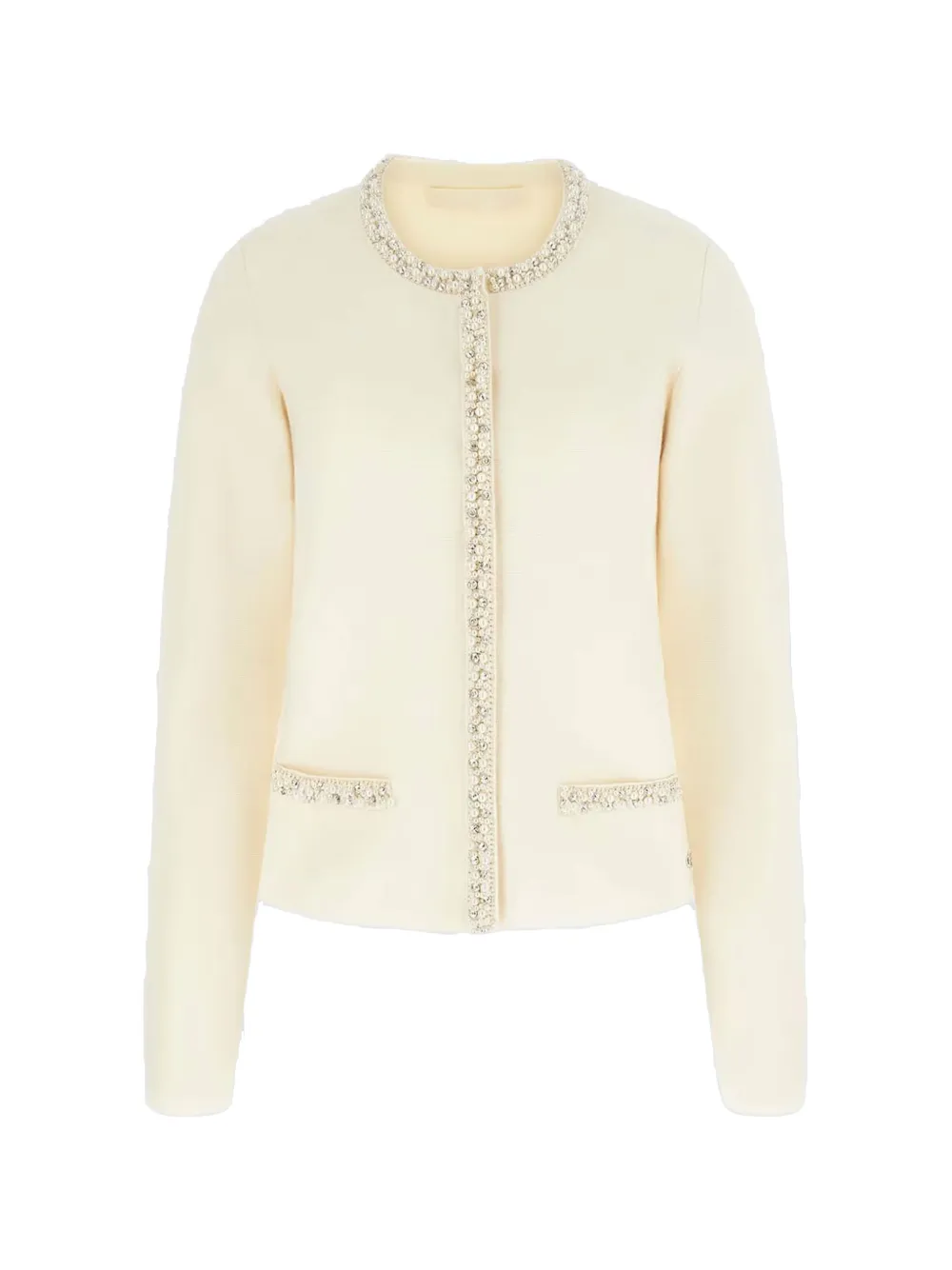 GUESS USA Vest verfraaid met kralen Beige