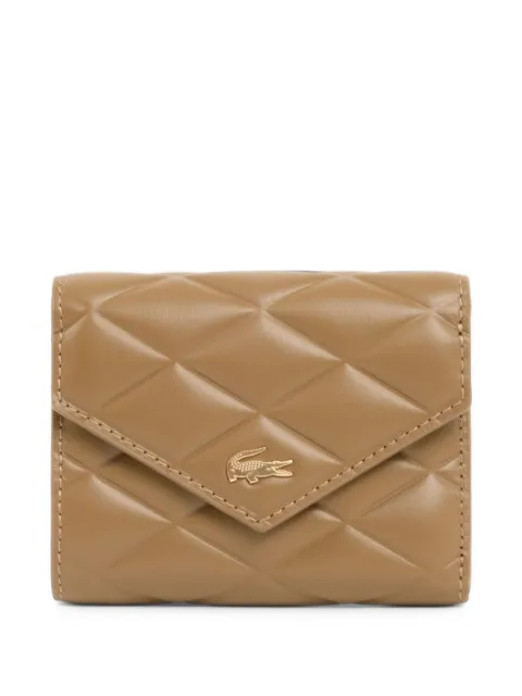 Lacoste Crocodelle leather billfold wallet