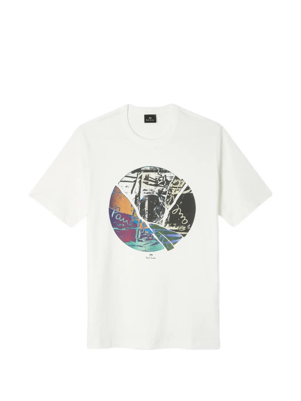 PS Paul Smith Broken Record graphic-print T-shirt - Blanc PS Paul Smith Broken Record graphic-print T-shirt - Blanc